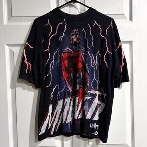 Size SMALL Civil Regime Marvel Hero Elite Series Magneto Oversized Men Shirt Tee